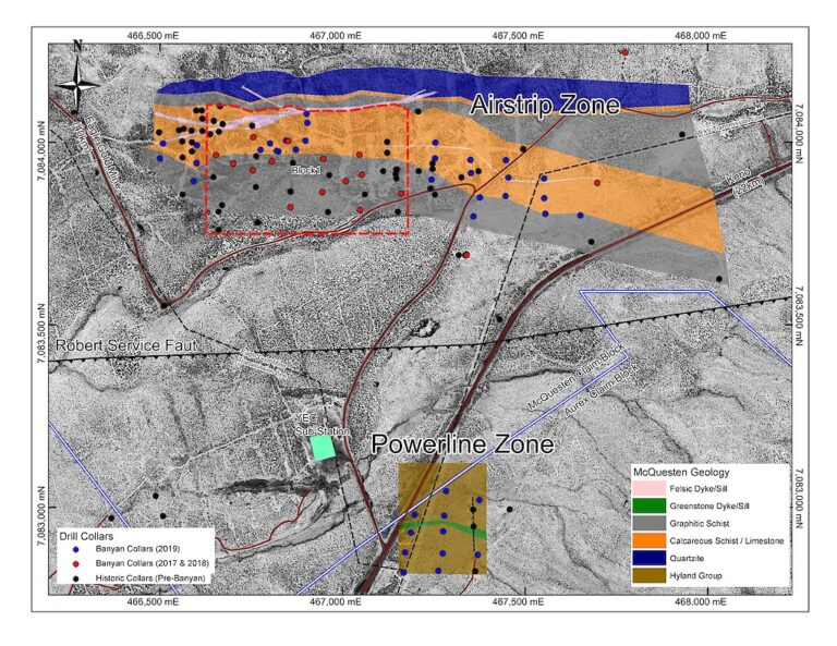 Aurex-McQuesten Powerline & Airstrip Drill Collar Plan Phase II