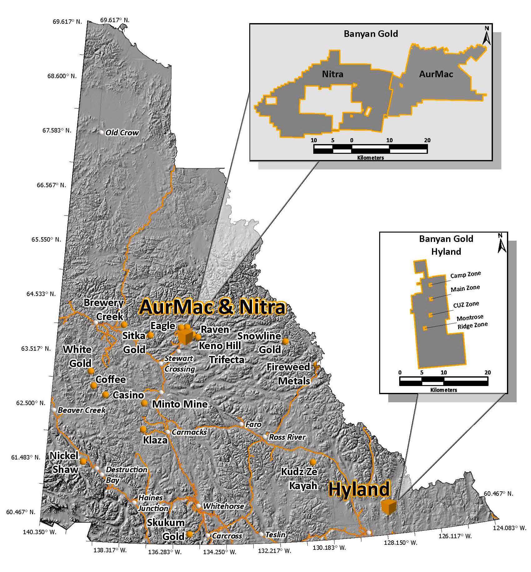 Aurmac Project Location Map